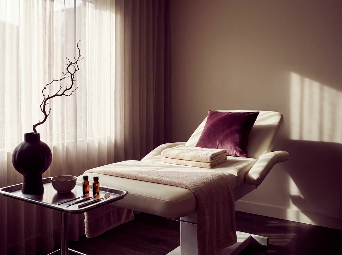Behandlungsraum im Kosmetik Studio Konstanz